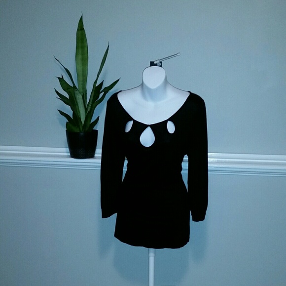 Postage Stamp (Anthropologie) Black Top - Picture 1 of 4